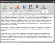 Pistonsoft Text to Speech Converter screenshot